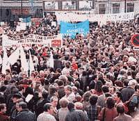 Aspecto geral da manifestação