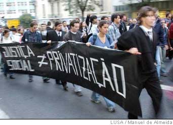 Manifestação de estudantes, 5 de Novembro