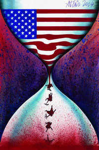 Um cartoon de António