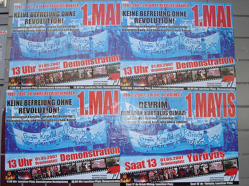 Cartazes do 1º de Maio