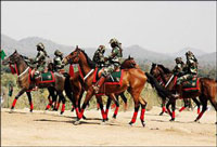 Polícia montada indiana