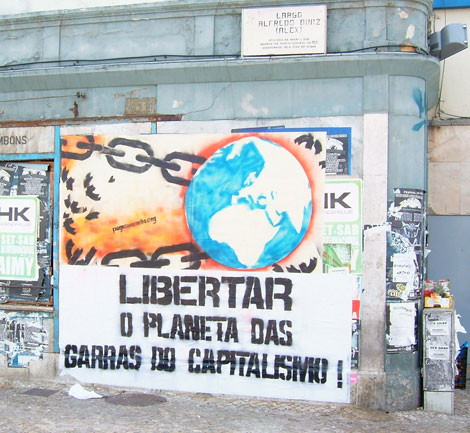 Mural de apoio à Página Vermelha
