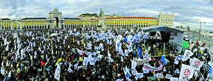 Manifestação de professores, 8 de Março de 2008
