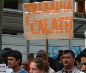 Manifestação imigrantes 12 Out 2008
