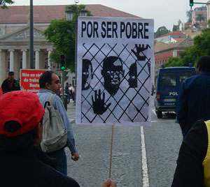 Manifestação imigrantes 12 Out 2008