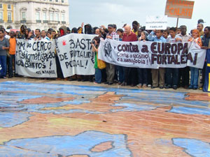 Manifestação imigrantes 12 Out 2008
