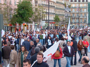 Manif professores, 8 Nov 2008