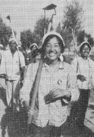 A caminho do trabalho nos campos