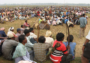 Reunião de massas em Lalgarh
