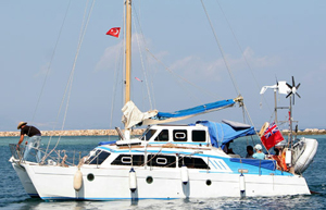 O “Irene” à partida de Chipre em direcção a Gaza