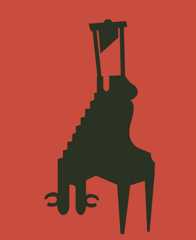 Uma obra da artista egípcia Mona Marzouk