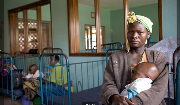 Malária em África. (Foto: OMS/Chris Black)
