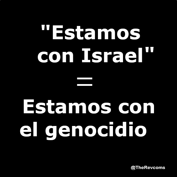 Estar com Israel = estar com o genocídio