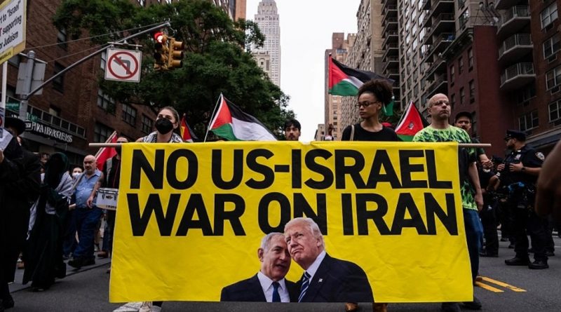 Não à guerra EUA-Israel contra o Irão