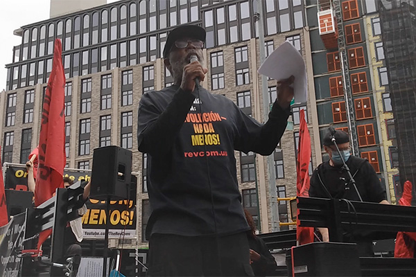 Carl Dix na Cidade de Nova Iorque