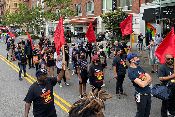 Cidade de Nova Iorque: A manifestação pelas ruas do Harlem