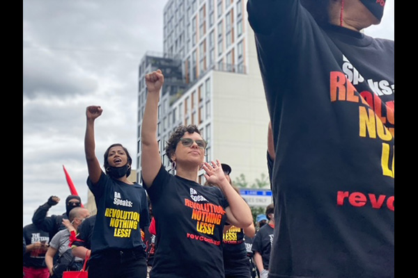 A manifestação através do Harlem