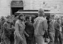 Outro aspecto do funeral de Ribeiro Santos