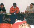 Robert King na Universidade Nova, com Rigo e Rui Zink